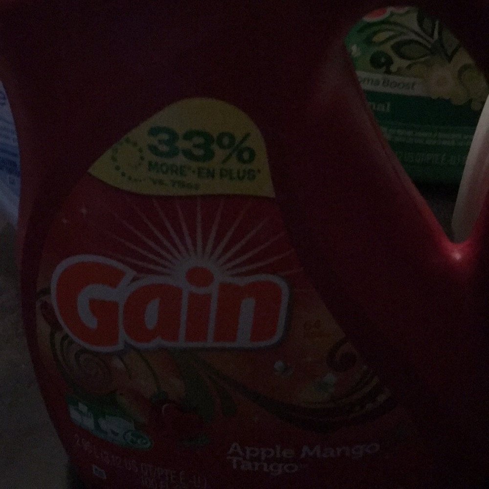 Gain laundry detergent